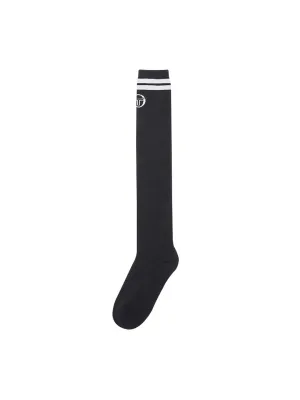 Prep Knee High Socks- Black
