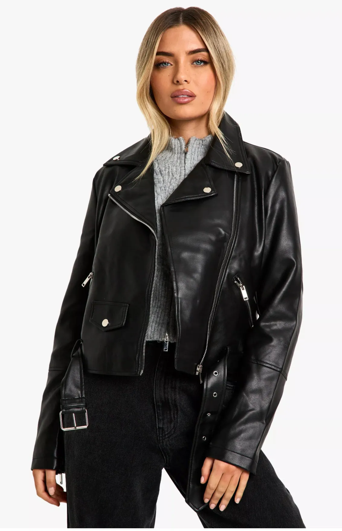 PU Biker Jacket