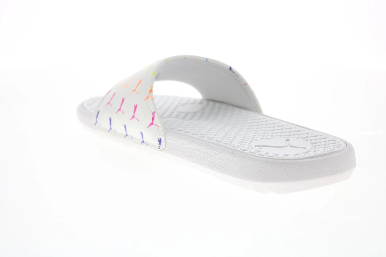 Puma Cool Cat Bold 2 Bx 38246105 Womens White Synthetic Slides Sandals Shoes