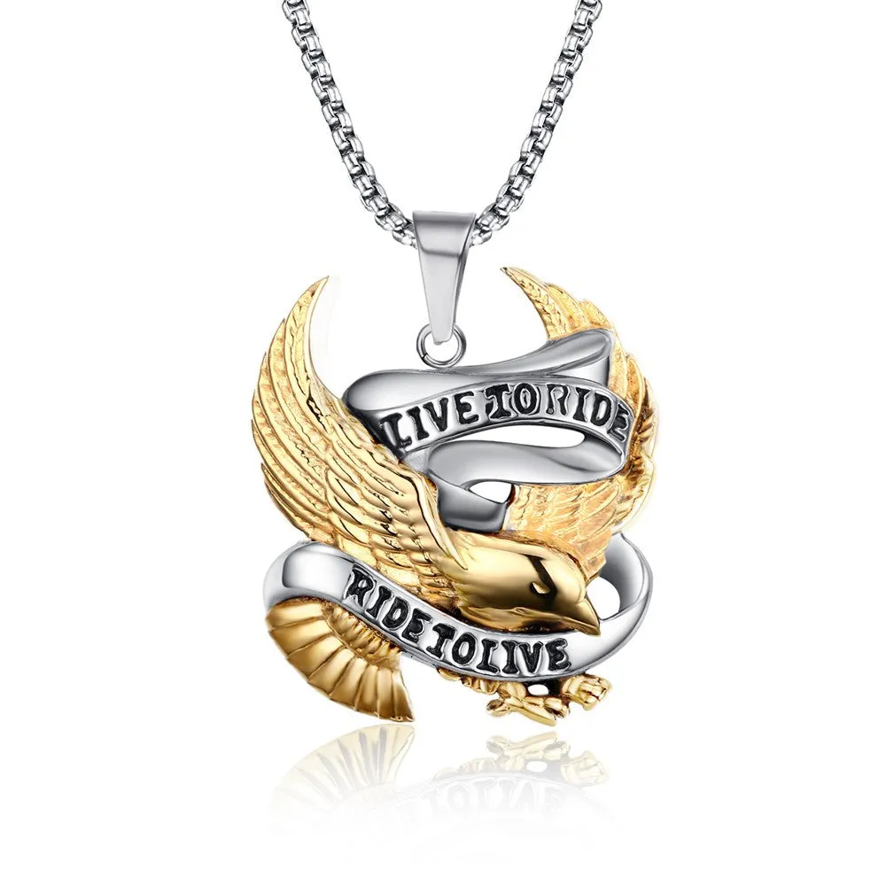 "Live To Ride, Ride To Live" - Biker Lifestyle Unisex Necklace