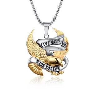 "Live To Ride, Ride To Live" - Biker Lifestyle Unisex Necklace