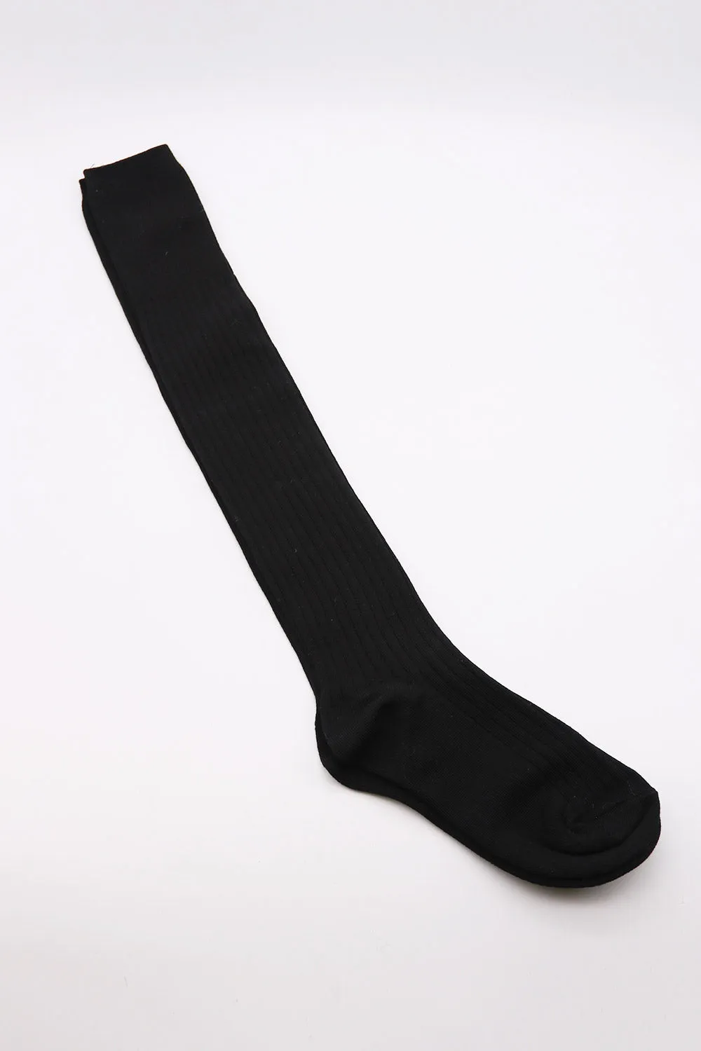 Ribbed Knee High Socks