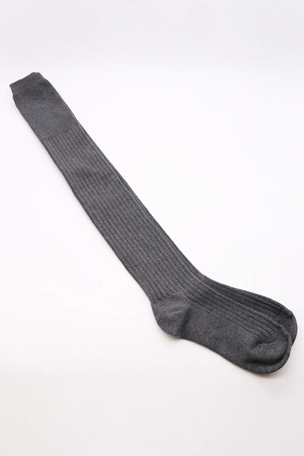 Ribbed Knee High Socks