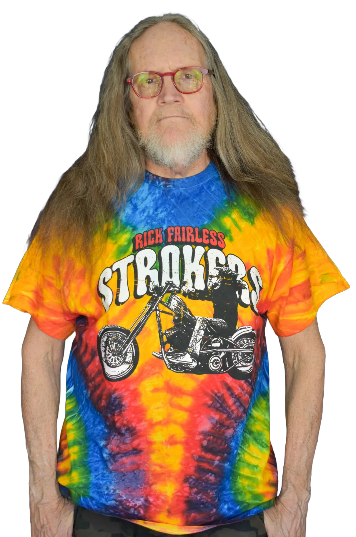 Rick riding the Easyrider Chopper Tee