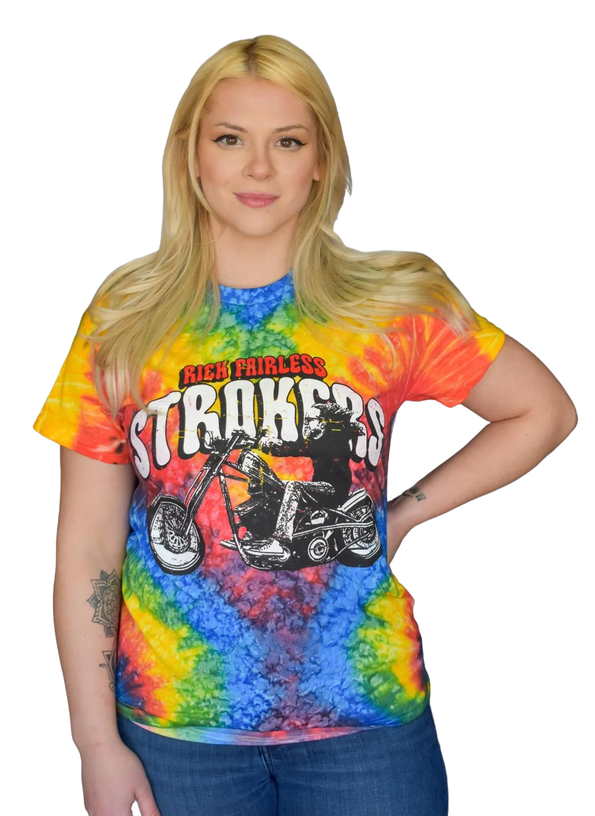 Rick riding the Easyrider Chopper Tee