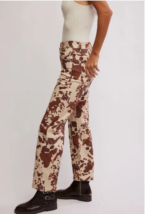 Risk Taker Mid-Rise Printed Jeans