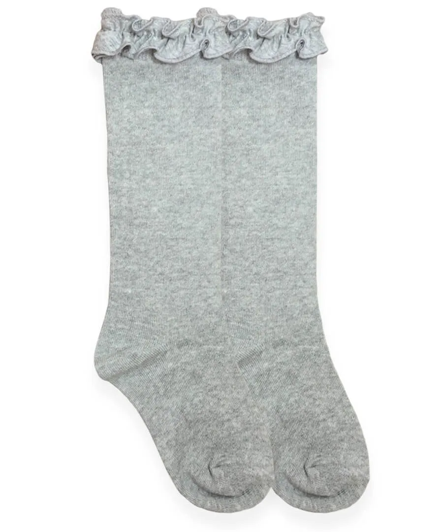 RUFFLE KNEE HIGH SOCKS