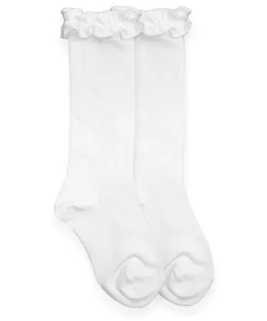 RUFFLE KNEE HIGH SOCKS