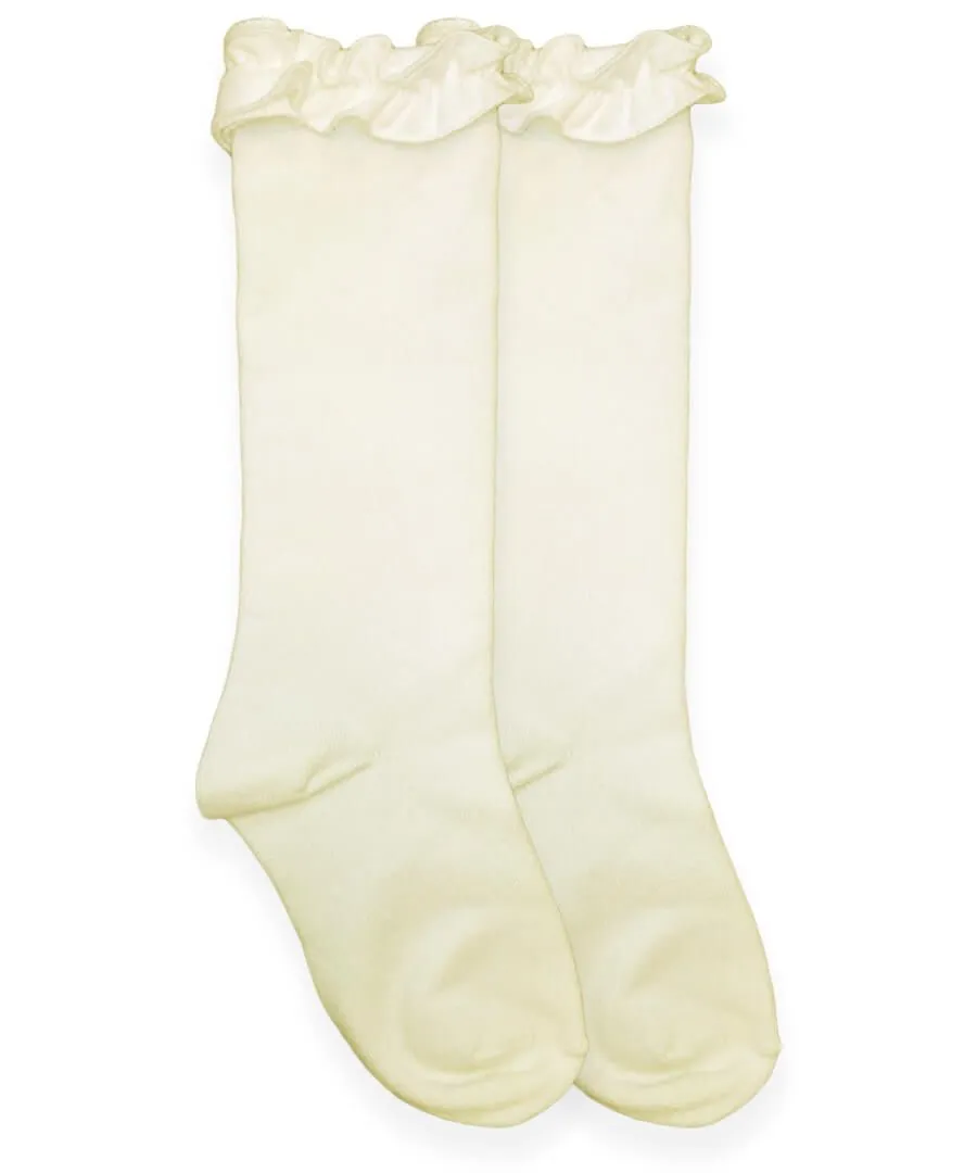 RUFFLE KNEE HIGH SOCKS