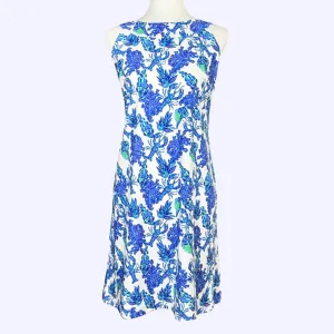 Seaside Boat Neck Dress in Beyond The Sea Purple