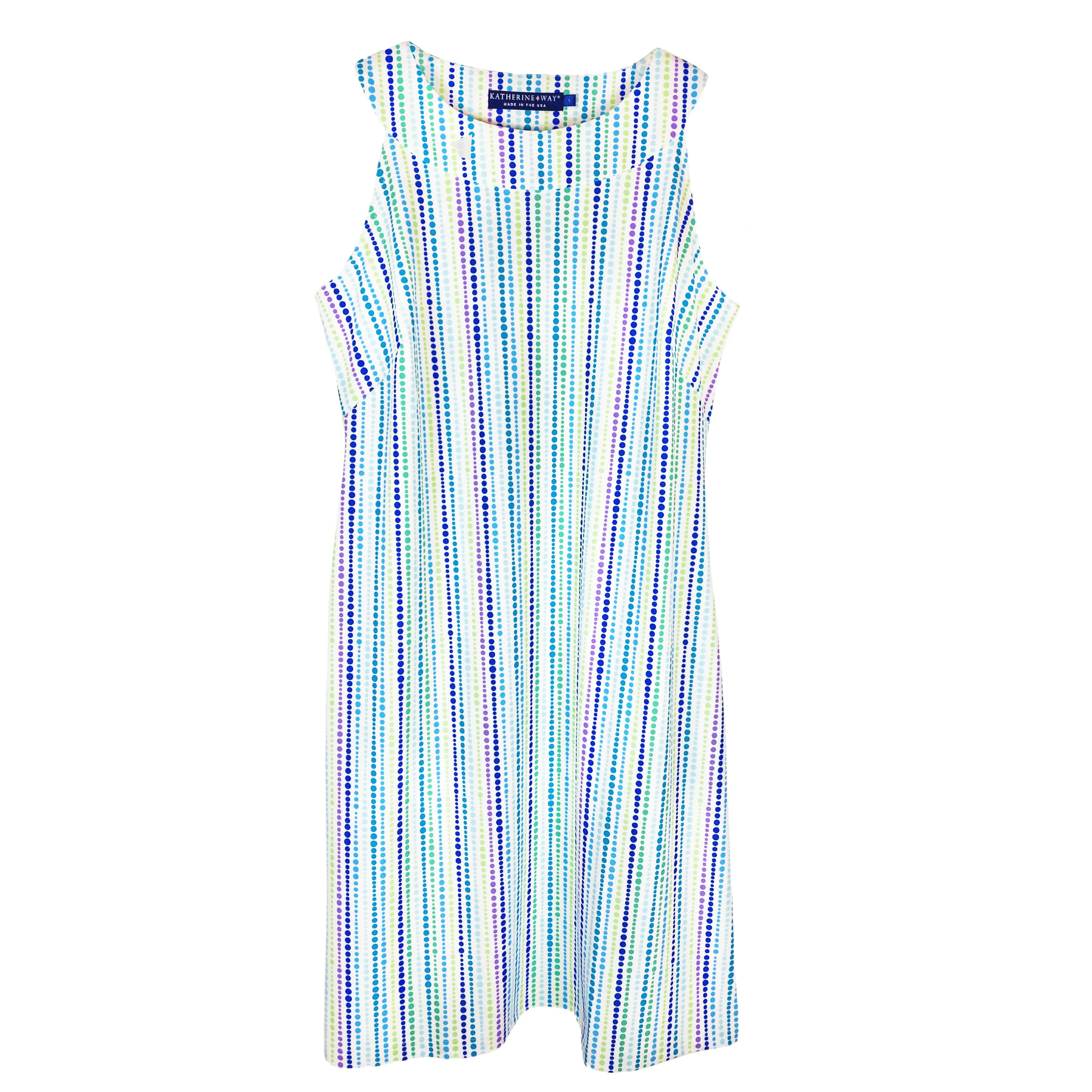 Seaside Dress in Candy Dots Blue