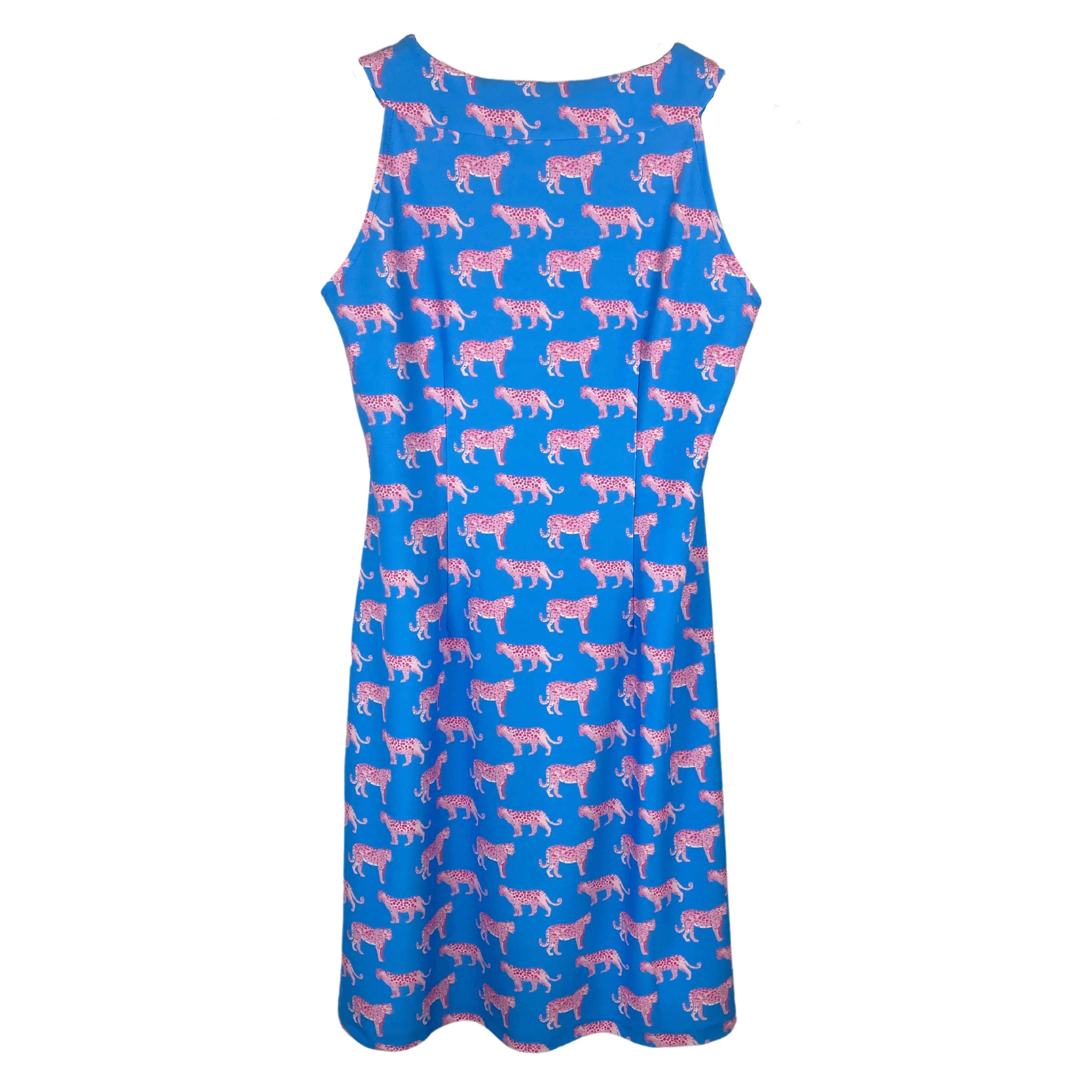 Seaside Dress in Cougar Romp Blue