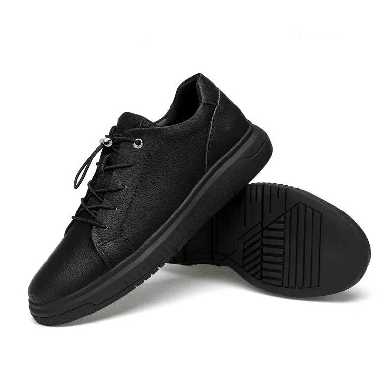 Small Feet Men's Casual Leather Sneakers MS26