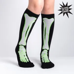 Sock It To Me It's Going Tibia a Good Day - Junior Knee High Socks