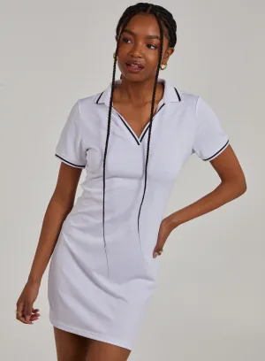 Sports Stripe Tennis Dress