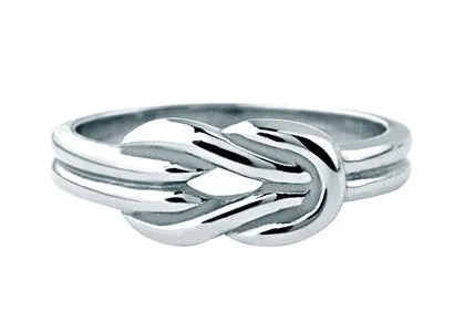 Stainless Steel Polished Hercules Knot Ring