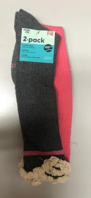 Stride Rite 2pk Knee High Socks