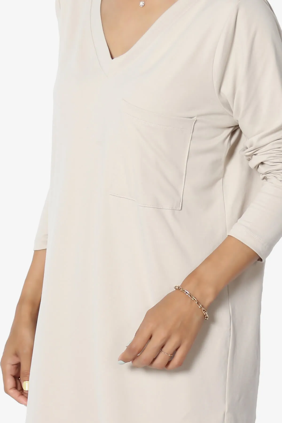 Susan Ultra Soft Chest Pocket Loose Fit T-Shirt