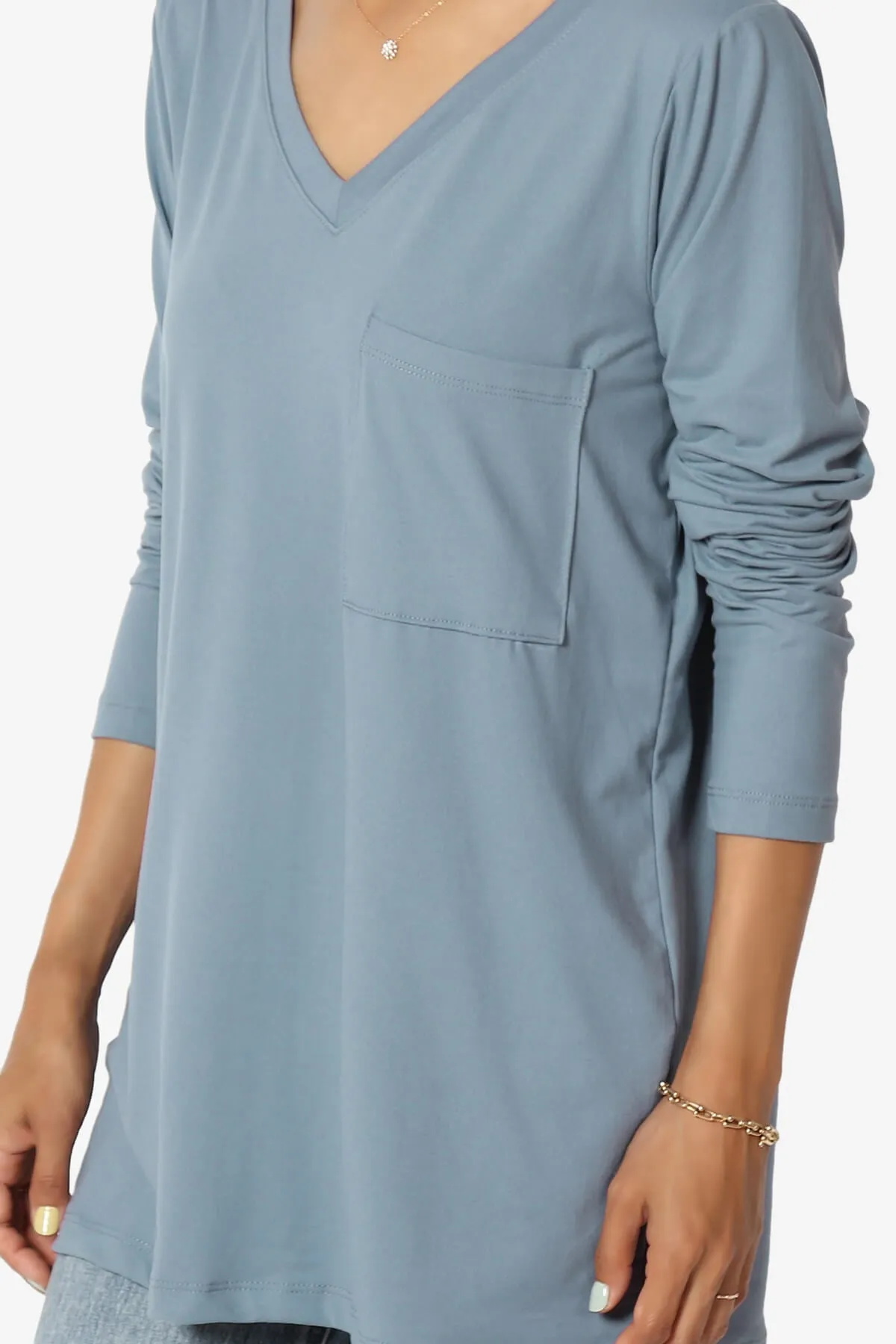 Susan Ultra Soft Chest Pocket Loose Fit T-Shirt