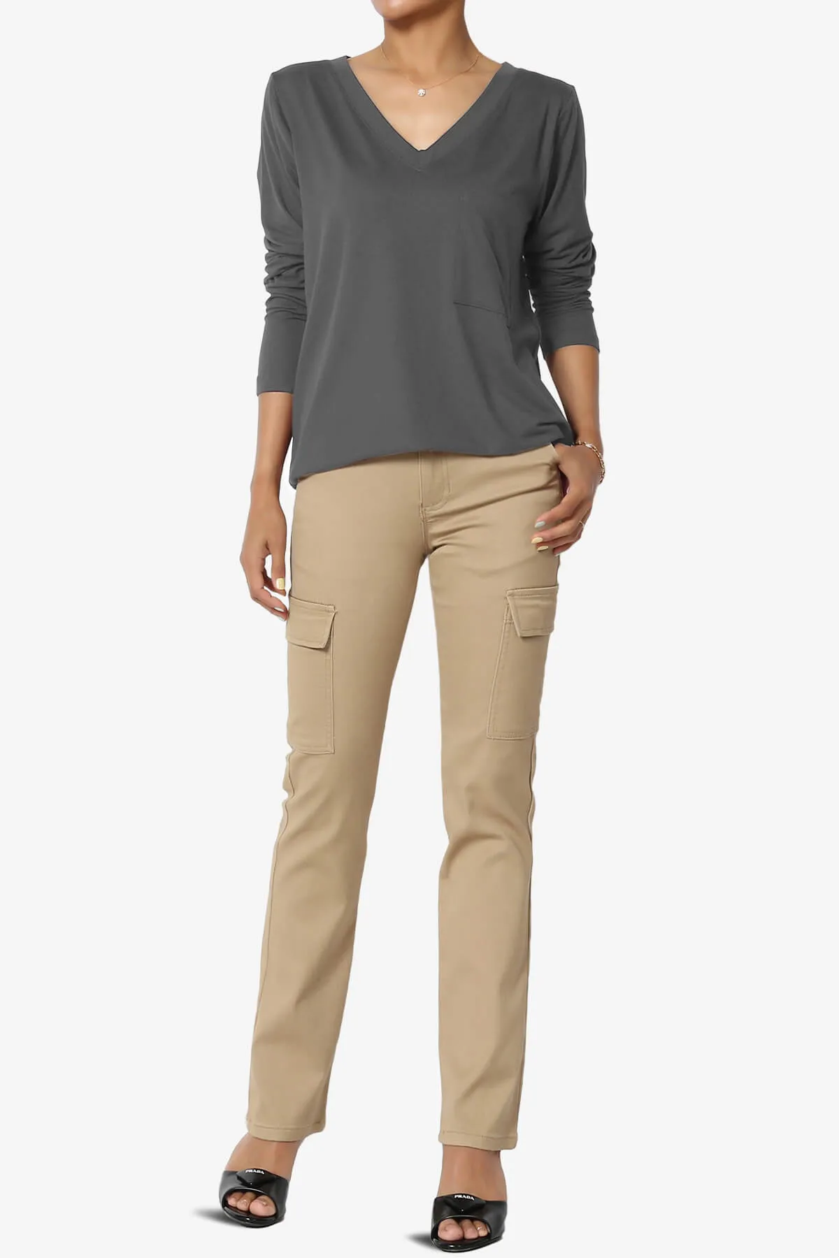 Susan Ultra Soft Chest Pocket Loose Fit T-Shirt