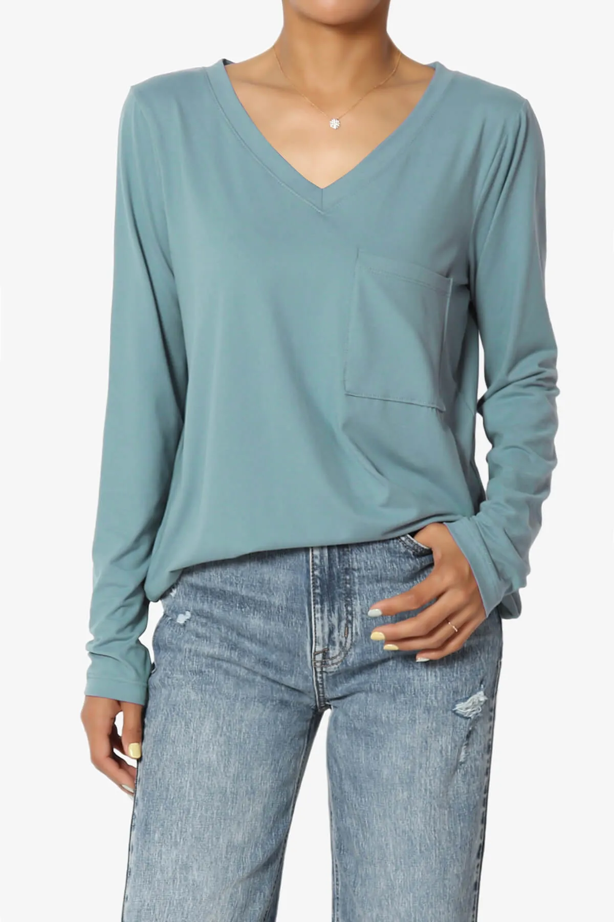 Susan Ultra Soft Chest Pocket Loose Fit T-Shirt