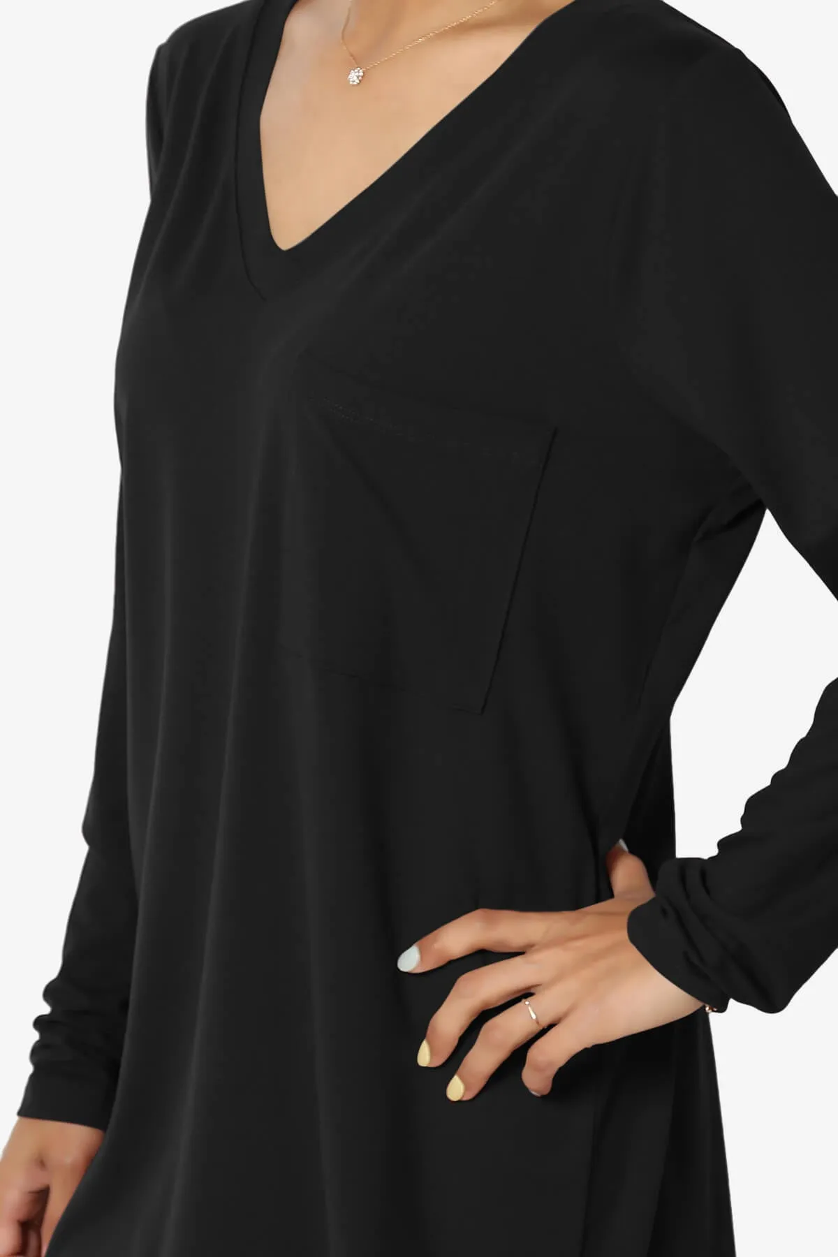 Susan Ultra Soft Chest Pocket Loose Fit T-Shirt