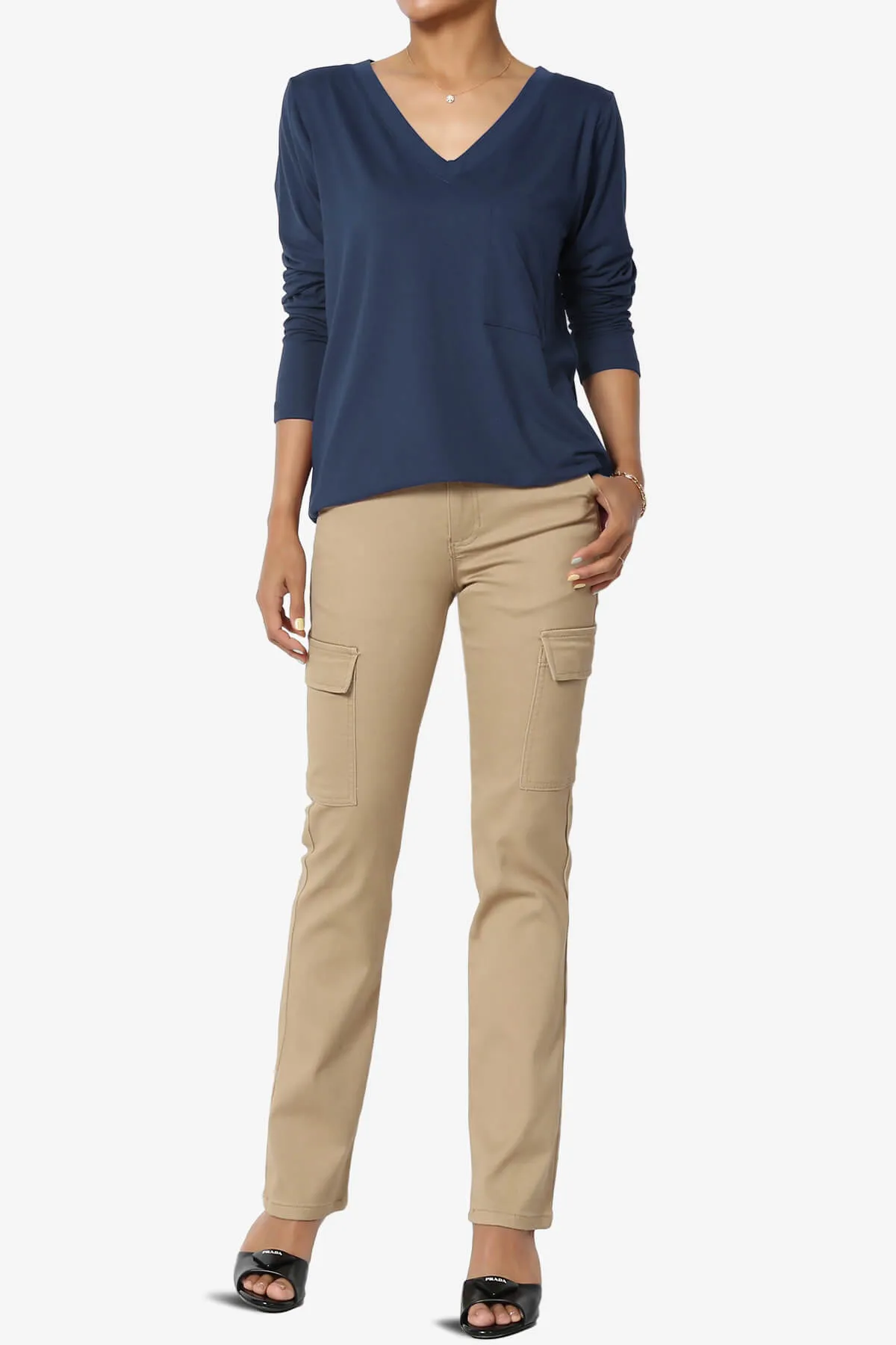 Susan Ultra Soft Chest Pocket Loose Fit T-Shirt