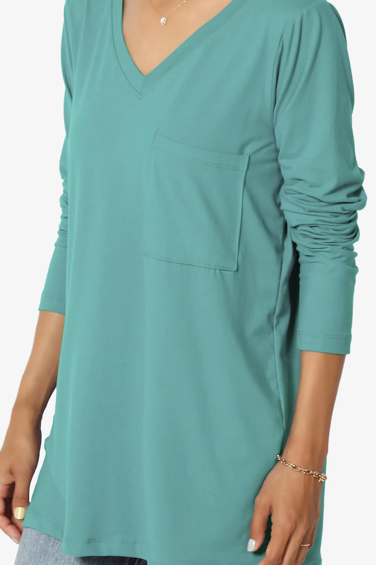 Susan Ultra Soft Chest Pocket Loose Fit T-Shirt