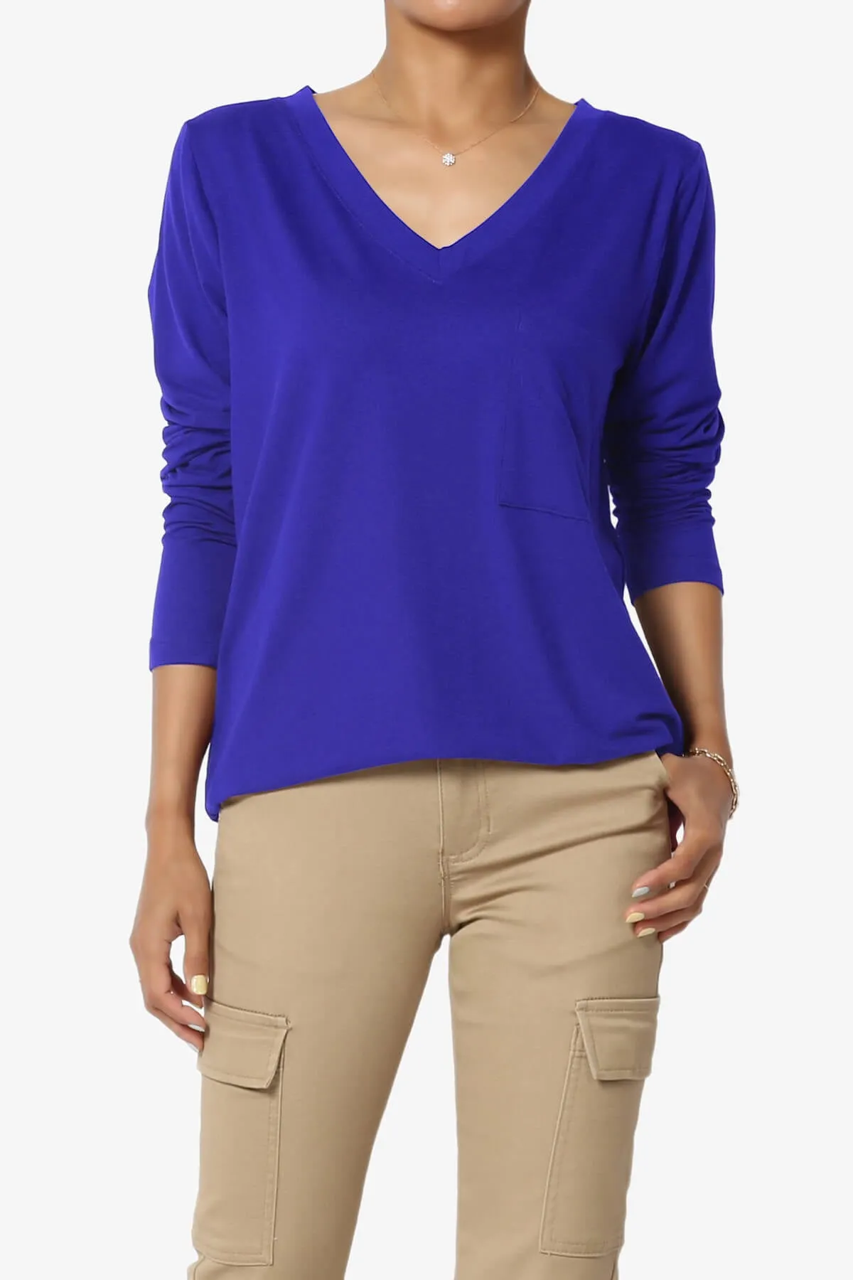 Susan Ultra Soft Chest Pocket Loose Fit T-Shirt
