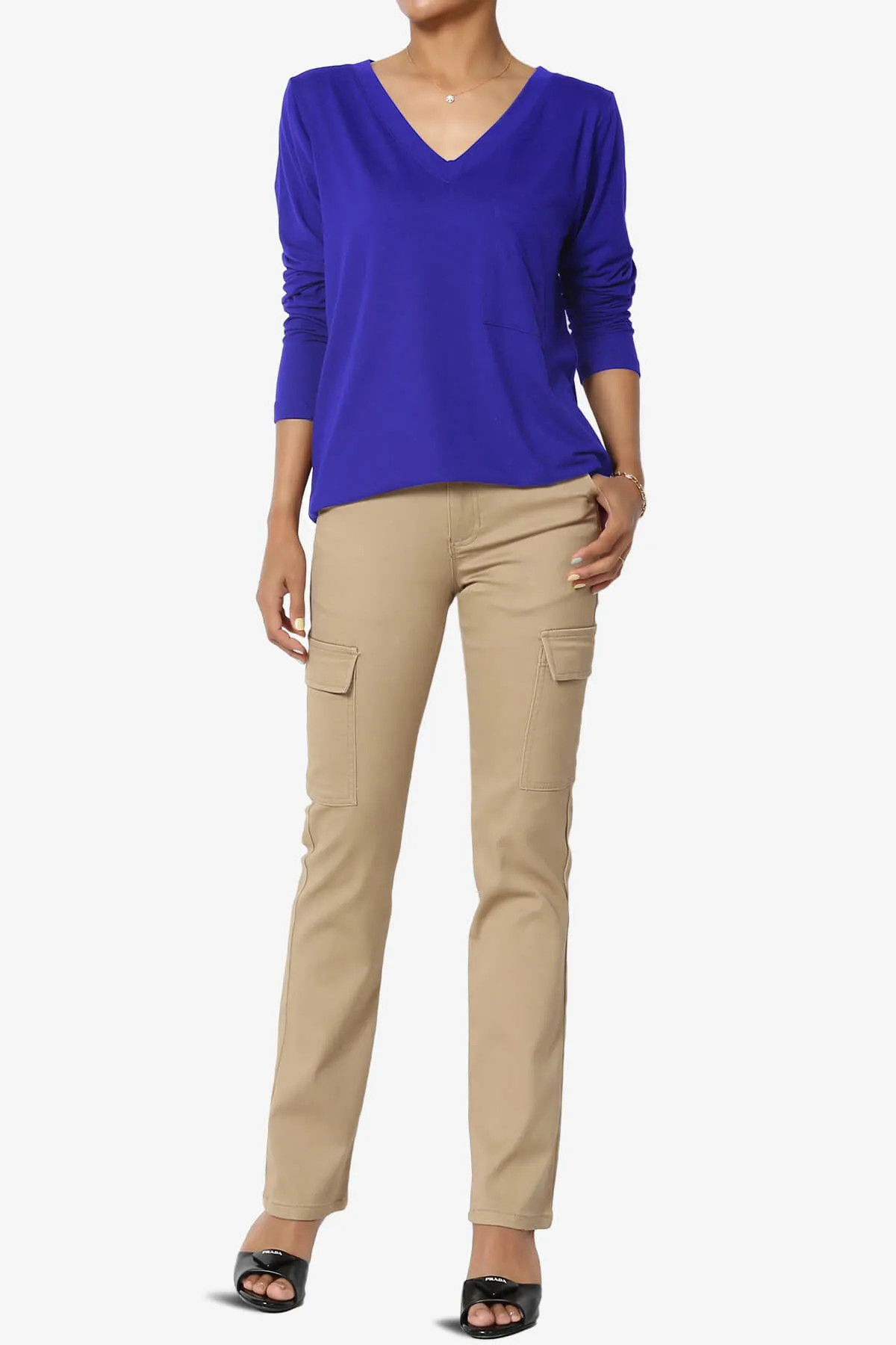 Susan Ultra Soft Chest Pocket Loose Fit T-Shirt