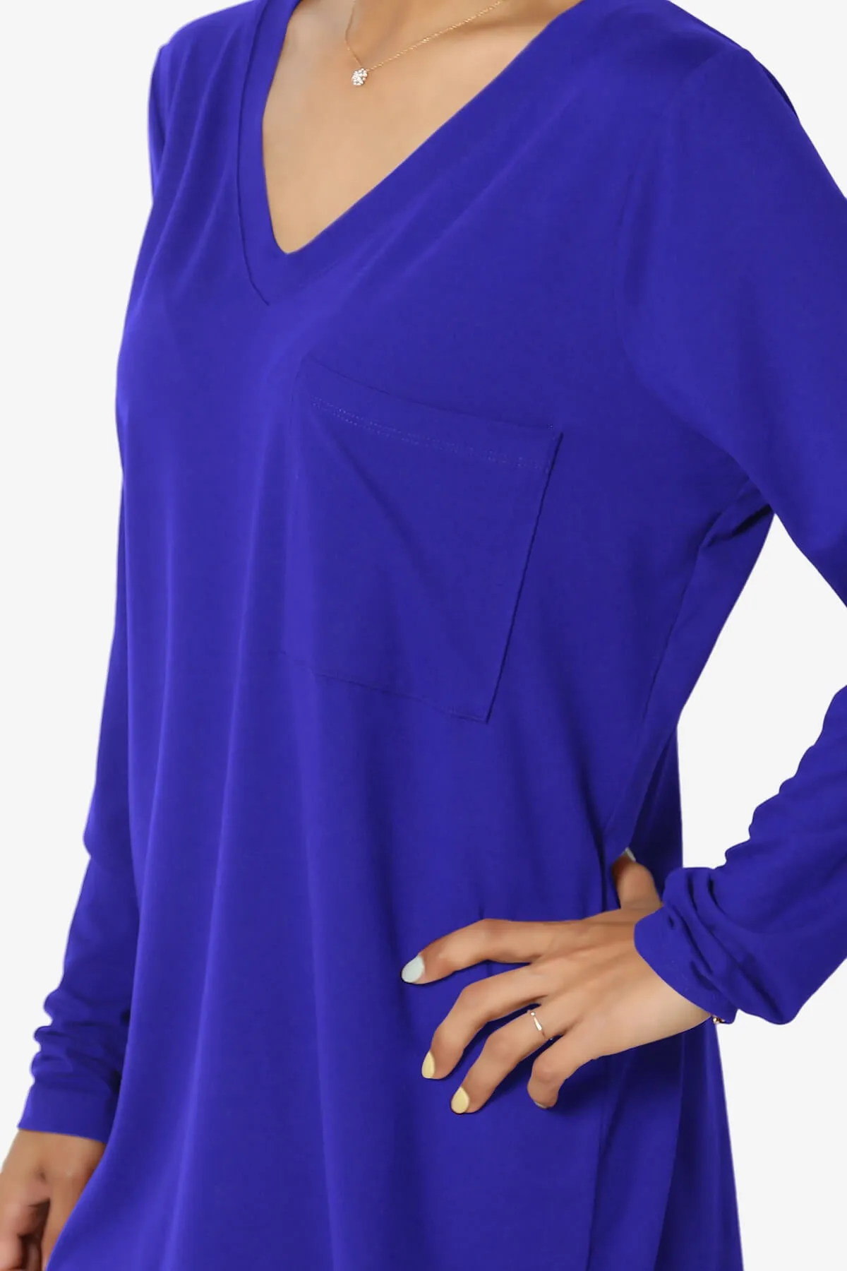 Susan Ultra Soft Chest Pocket Loose Fit T-Shirt