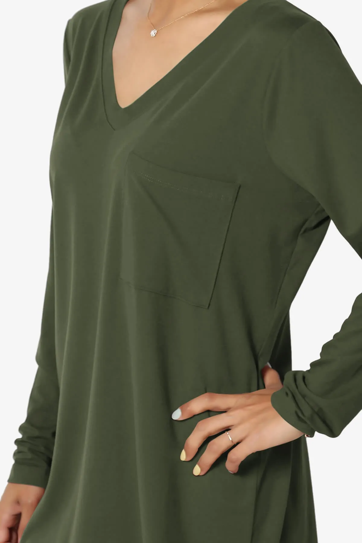 Susan Ultra Soft Chest Pocket Loose Fit T-Shirt