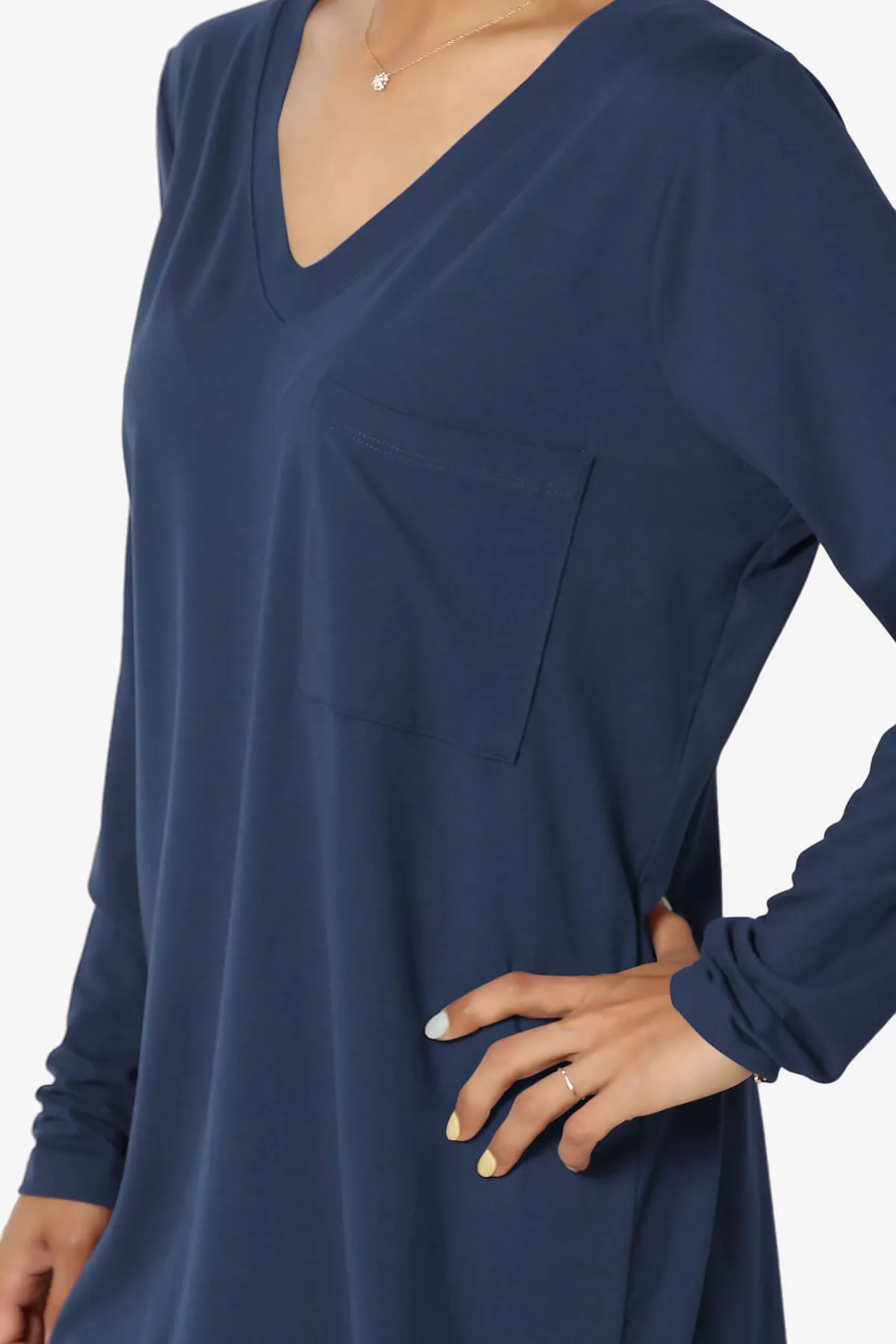 Susan Ultra Soft Chest Pocket Loose Fit T-Shirt