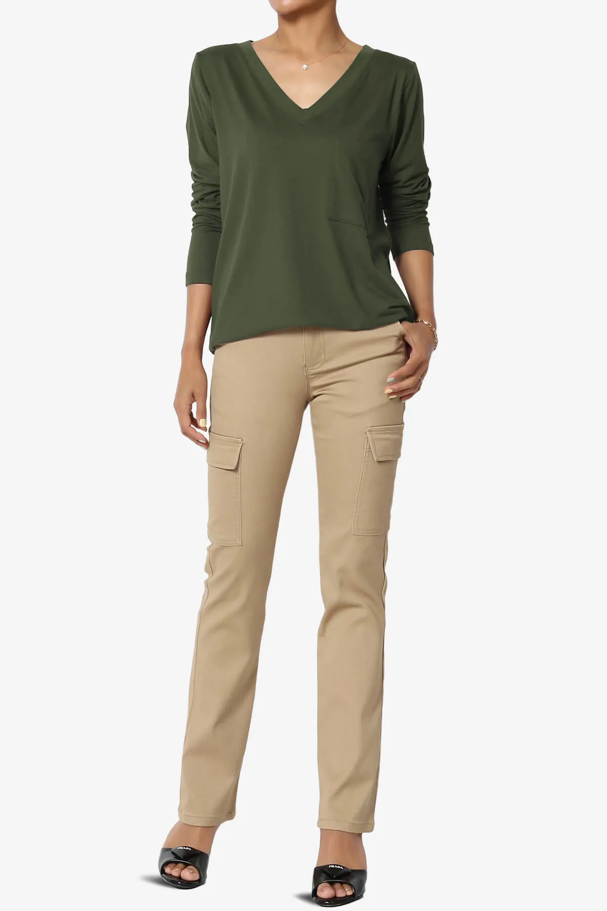 Susan Ultra Soft Chest Pocket Loose Fit T-Shirt