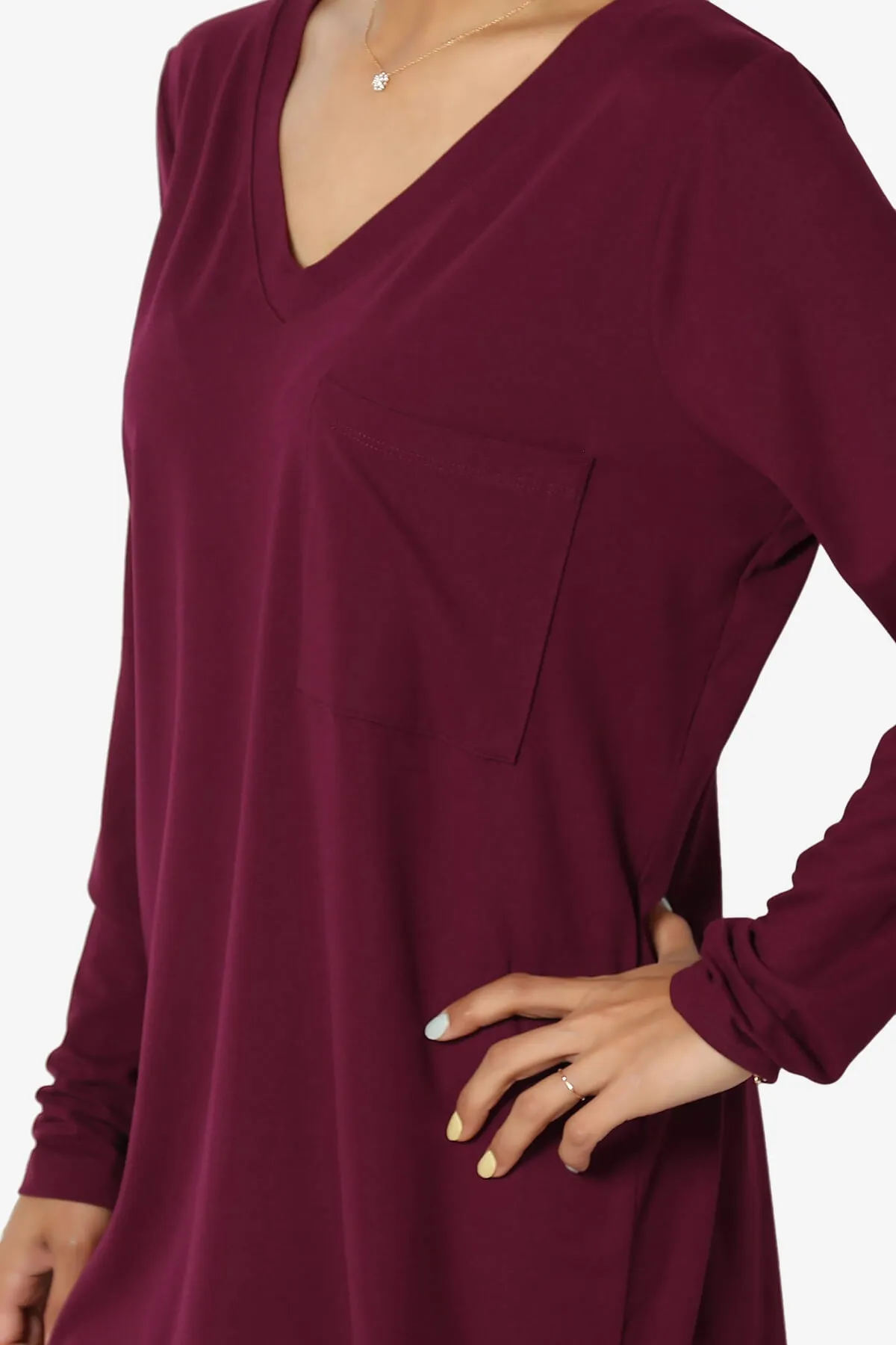 Susan Ultra Soft Chest Pocket Loose Fit T-Shirt