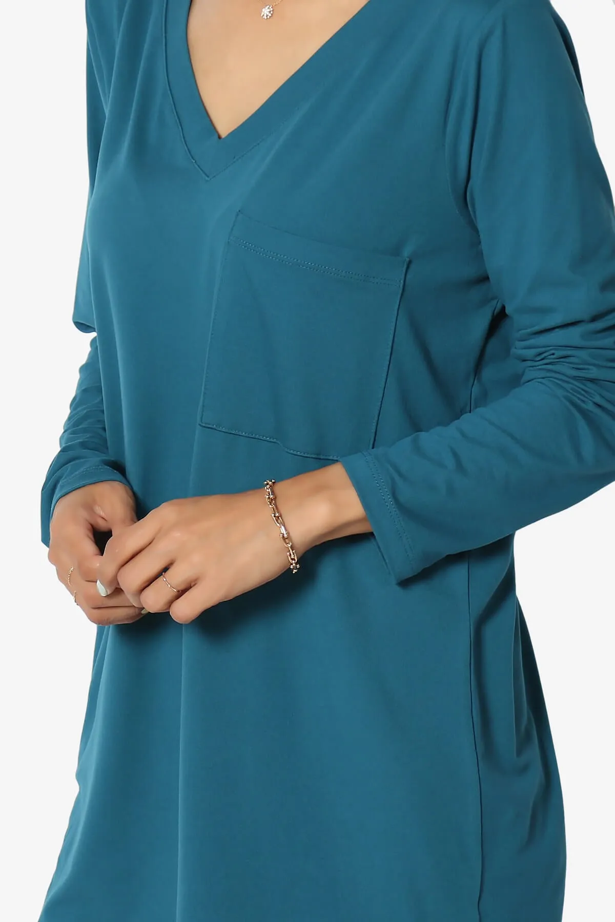 Susan Ultra Soft Chest Pocket Loose Fit T-Shirt