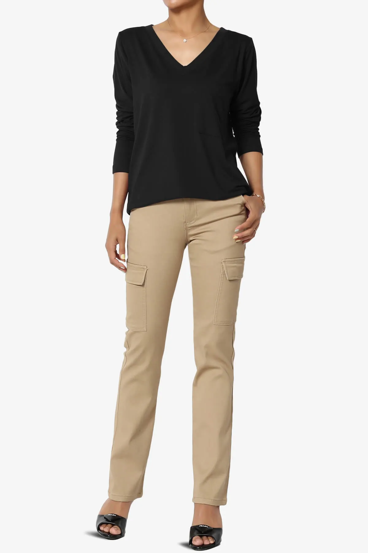 Susan Ultra Soft Chest Pocket Loose Fit T-Shirt