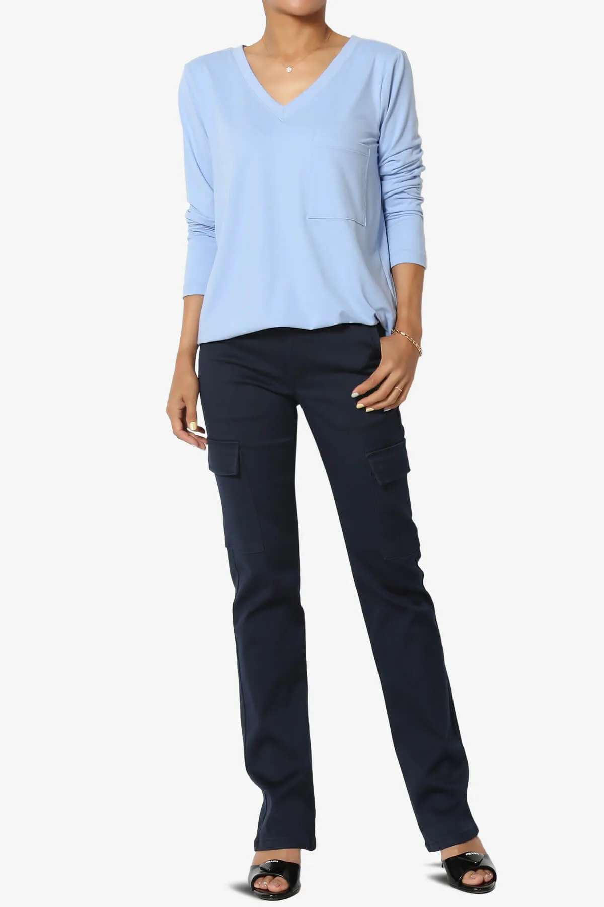 Susan Ultra Soft Chest Pocket Loose Fit T-Shirt