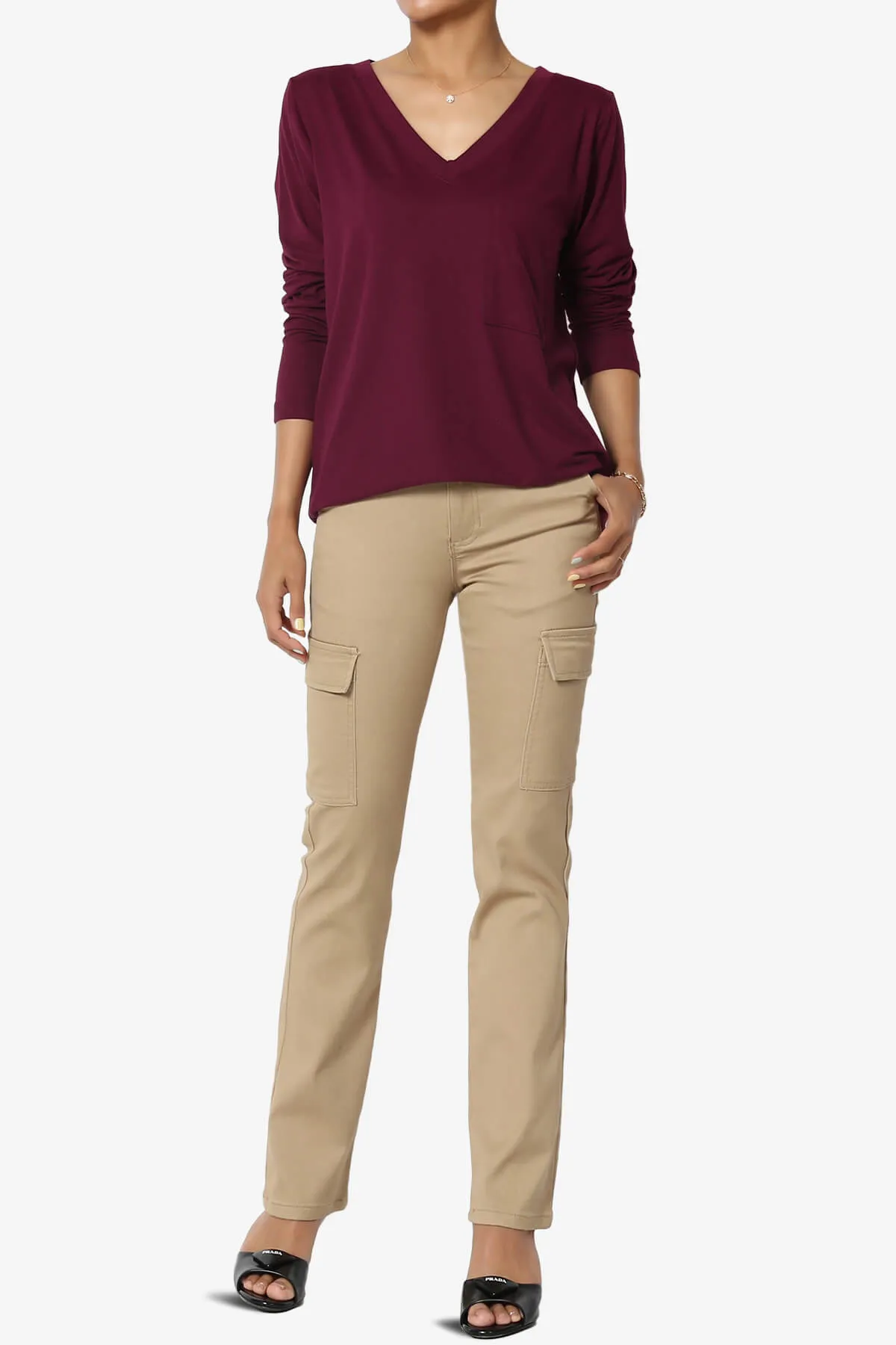Susan Ultra Soft Chest Pocket Loose Fit T-Shirt