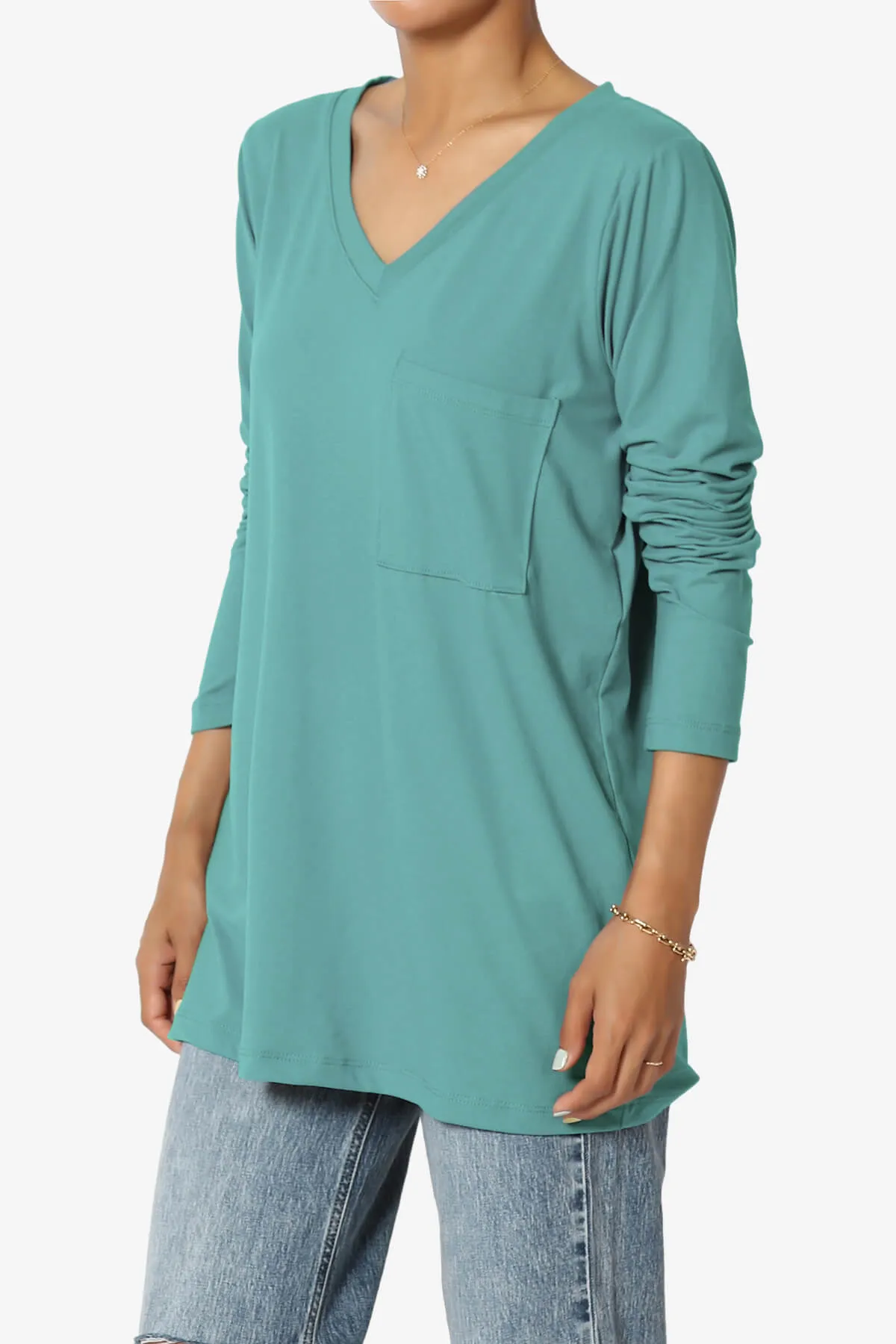 Susan Ultra Soft Chest Pocket Loose Fit T-Shirt