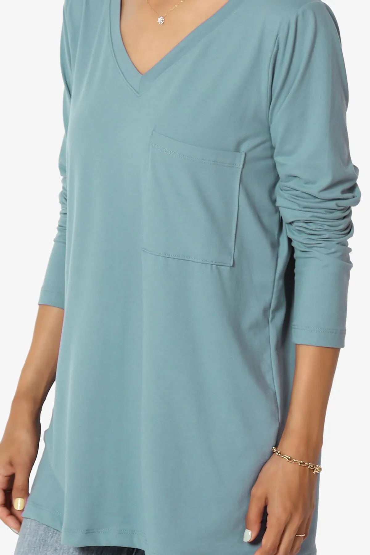 Susan Ultra Soft Chest Pocket Loose Fit T-Shirt
