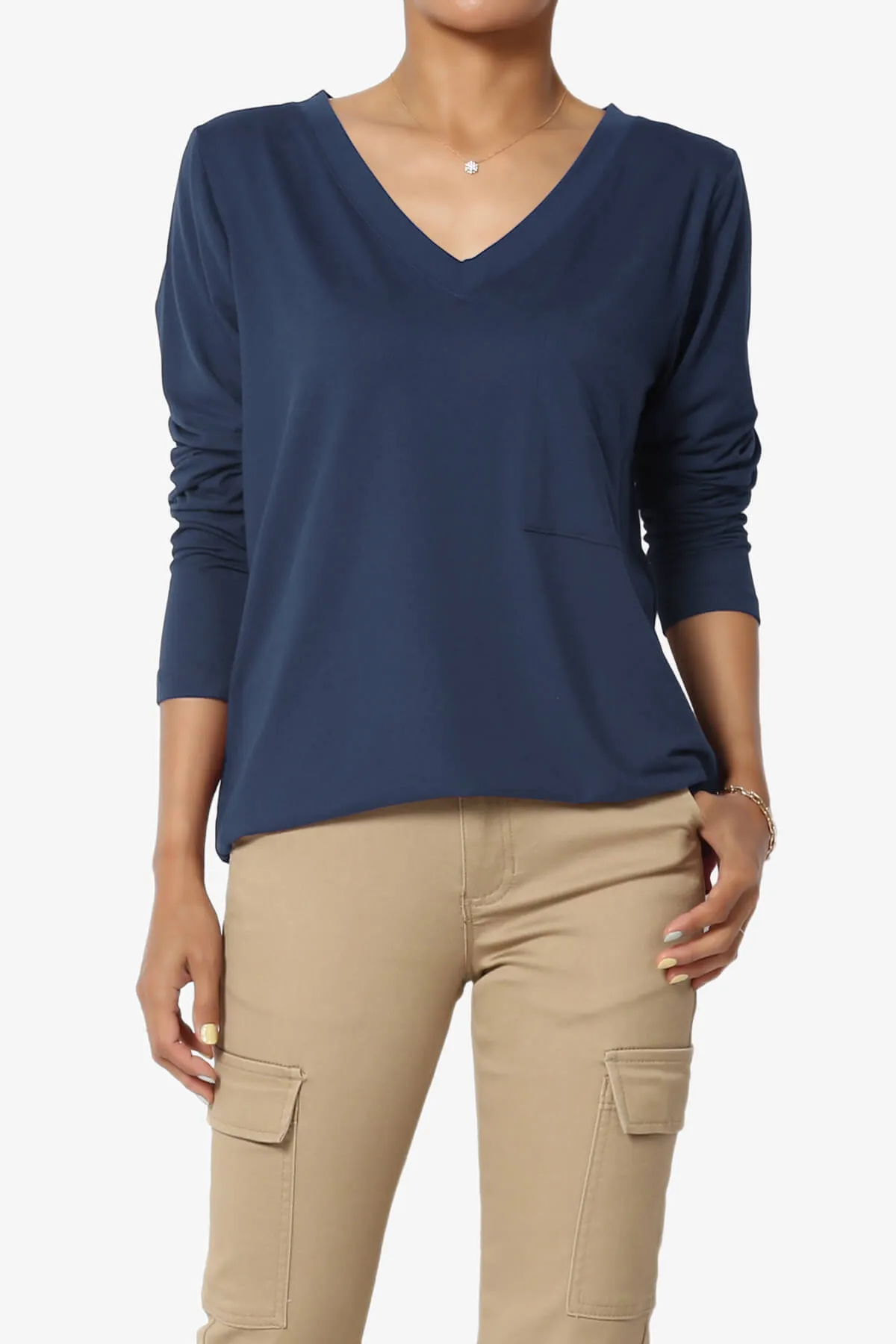 Susan Ultra Soft Chest Pocket Loose Fit T-Shirt