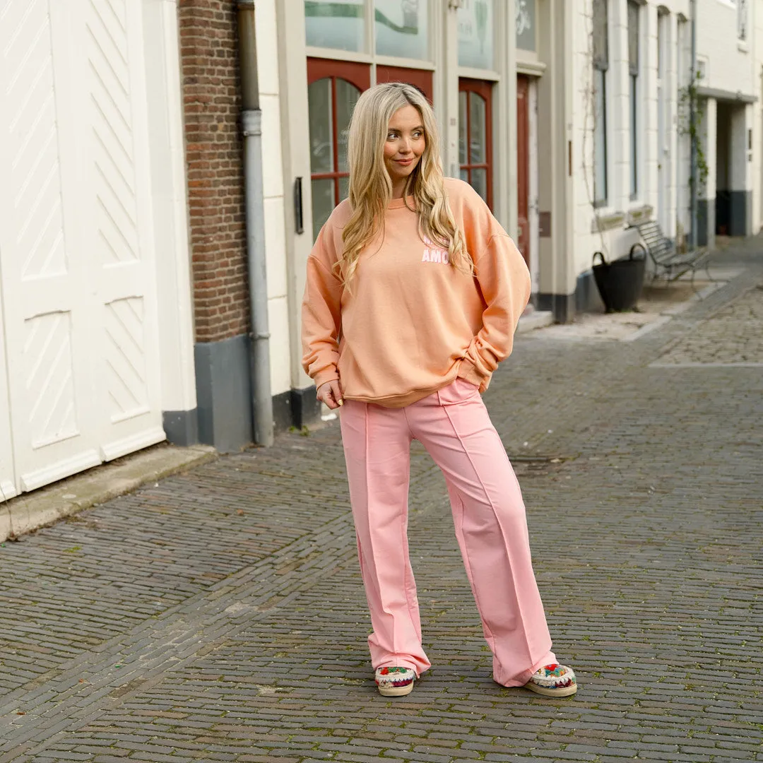 Swan pants roze