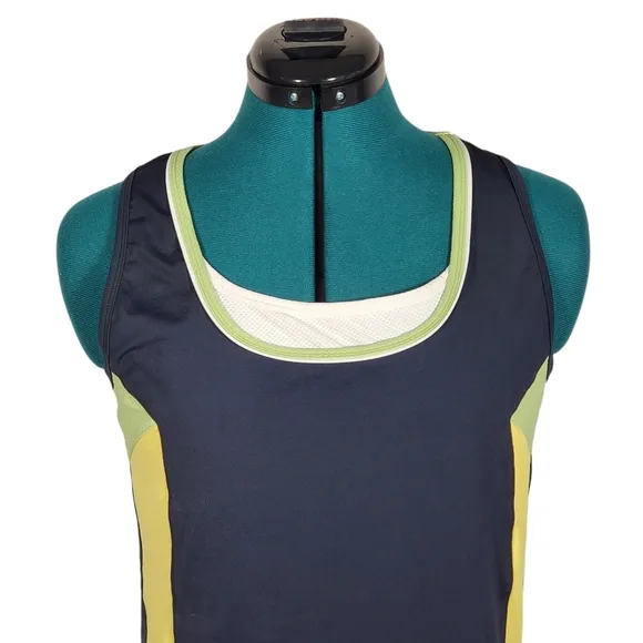 Tail Tank Top and Skirt Skort Set Navy Green Matching Set Medium
