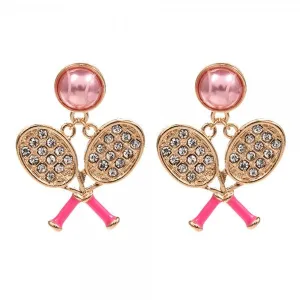 Tennis Racket Earrings