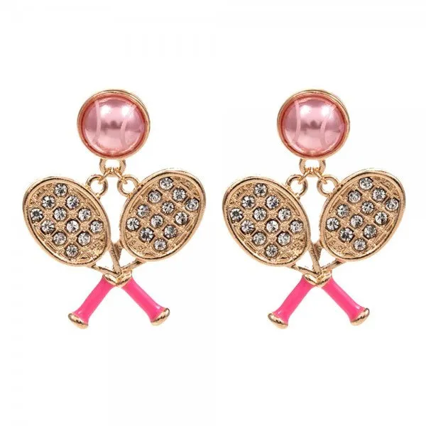 Tennis Racket Earrings