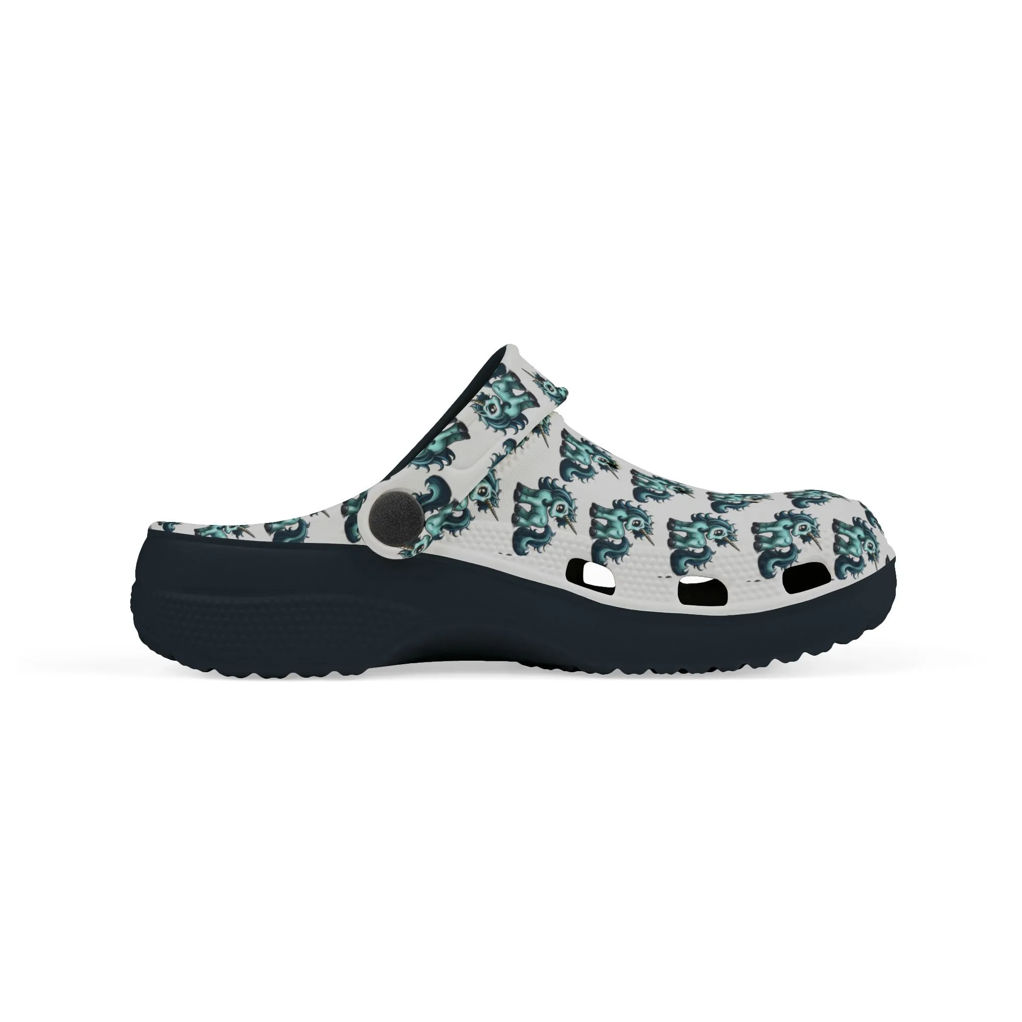 Unicorn Print Kid's EVA Foam Clogs - Fun & Comfortable Footwear for Kids