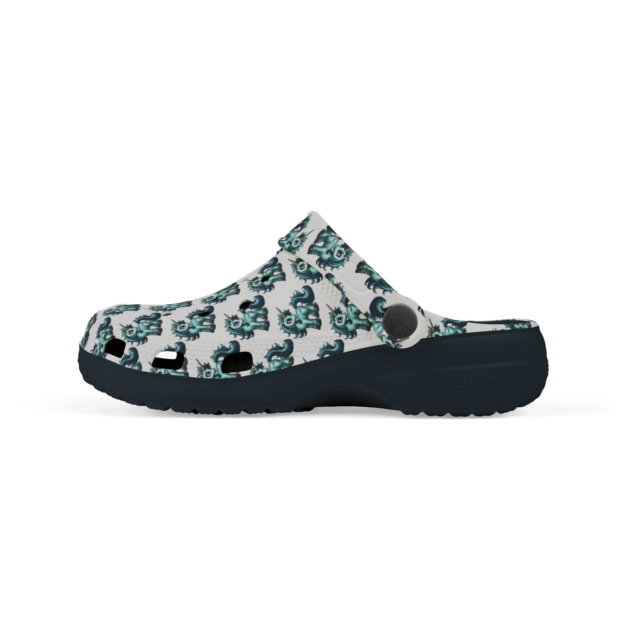 Unicorn Print Kid's EVA Foam Clogs - Fun & Comfortable Footwear for Kids