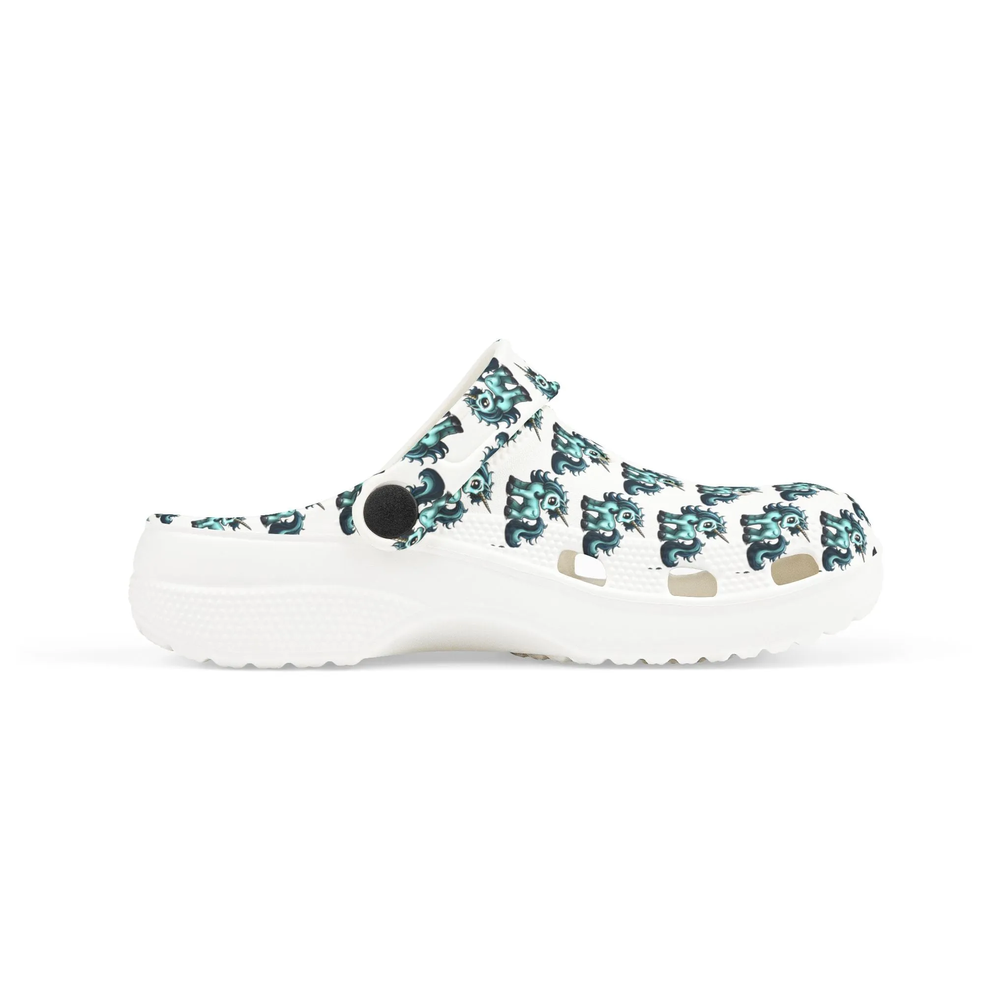 Unicorn Print Kid's EVA Foam Clogs - Fun & Comfortable Footwear for Kids