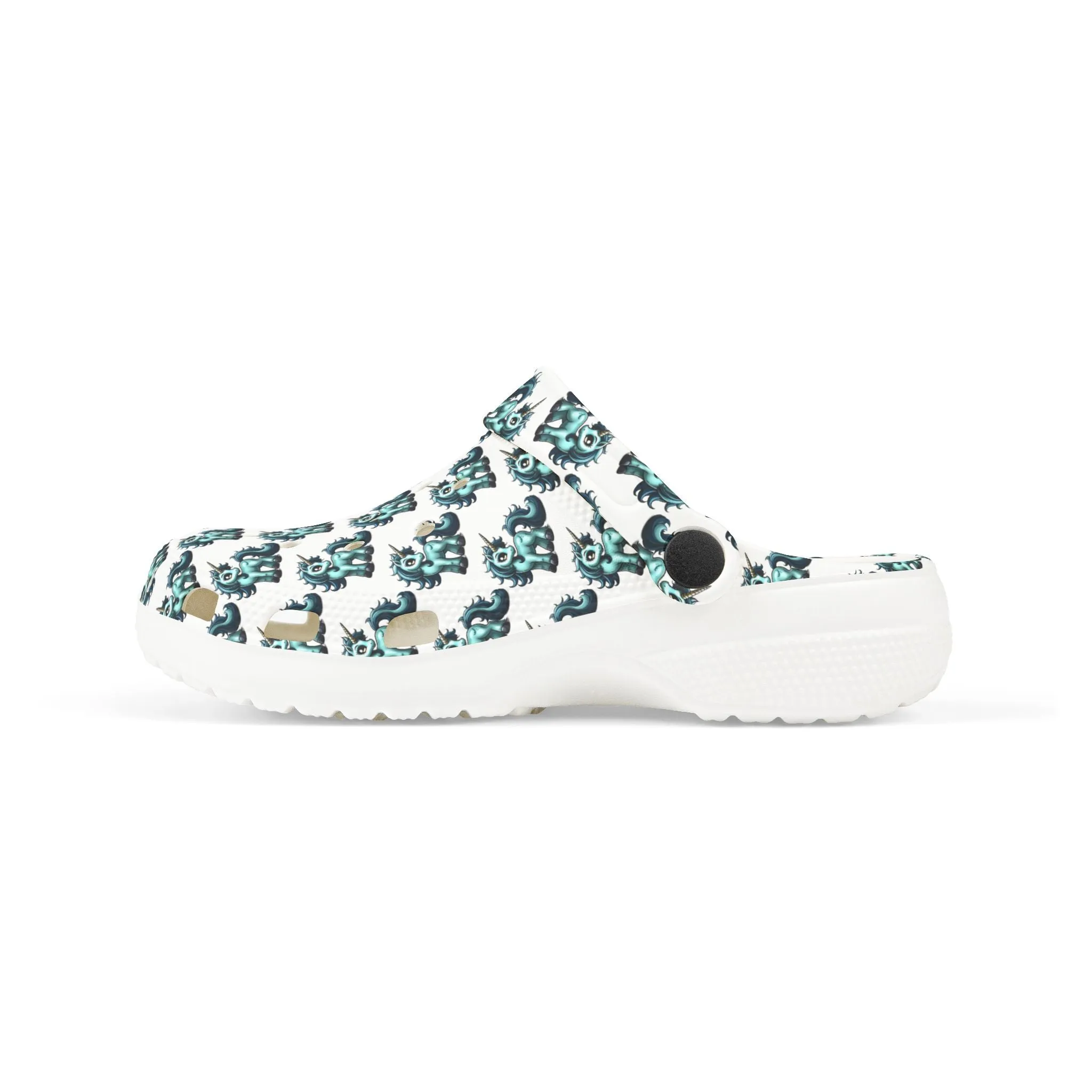 Unicorn Print Kid's EVA Foam Clogs - Fun & Comfortable Footwear for Kids